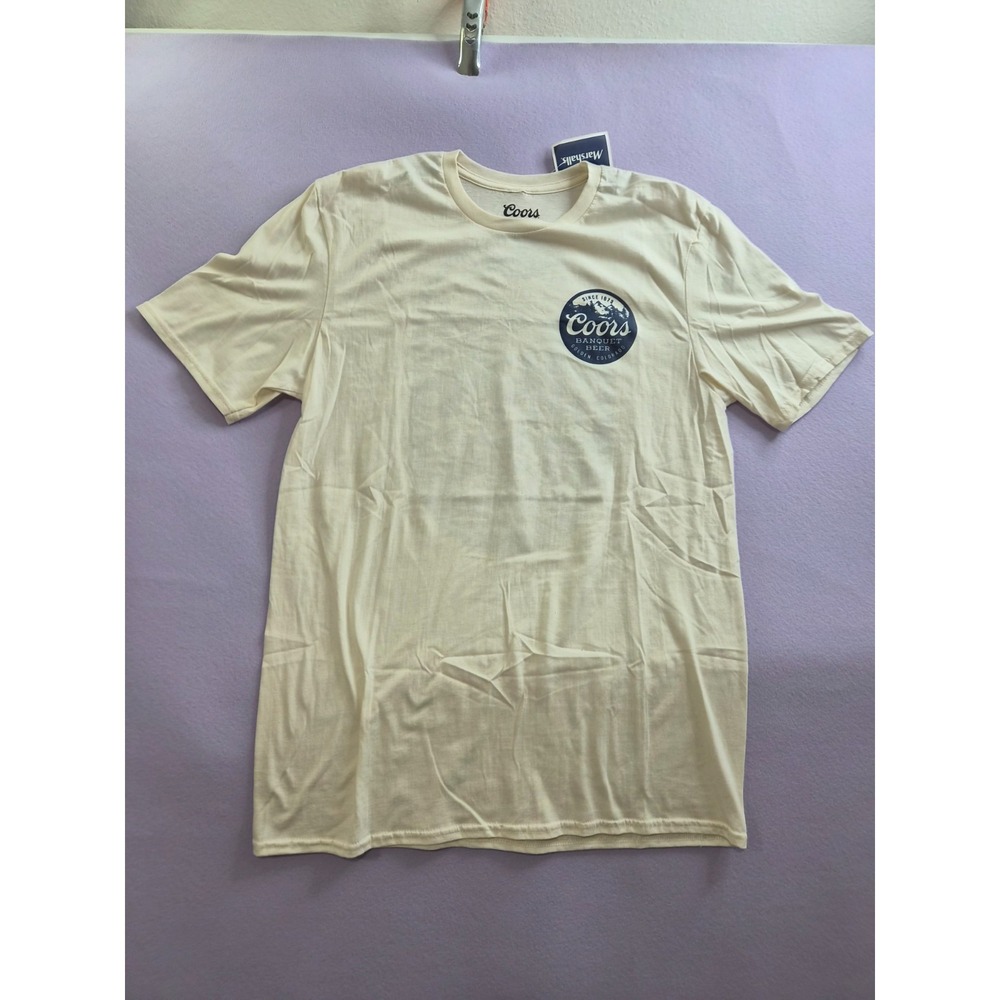 Coors Banquet Beer Golden Colorado 1873 T Shirt Mens Large Yellowstone Graphic